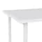 Martha Stewart 23.5 in. D X 47.5 in. W X Pine Wood, Rubberwood (Parawood), White Wood Grain BLN-FY-HY-1071-WH-MS - alternate 7